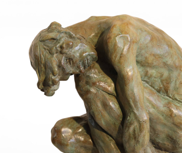Camille CLAUDEL (1864-1943) "Homme penché" Epreuve en bronze, adjugé 20 368 €